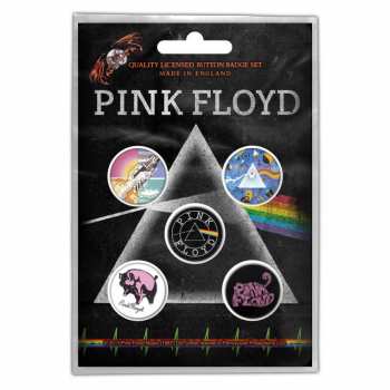 Merch Pink Floyd: Kitűző készlet Prism