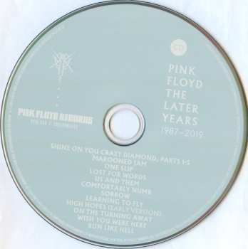 CD Pink Floyd: The Later Years 1987-2019 DIGI