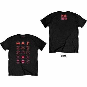 Merch Pink Floyd: Pink Floyd Unisex T-shirt: Symbols (back Print) (small) S