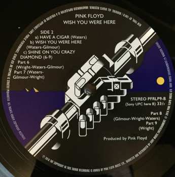 LP Pink Floyd: Wish You Were Here