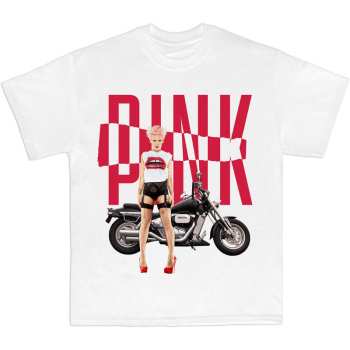 Merch Pink: Póló Motorbike