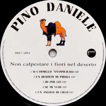 2LP Pino Daniele: Non Calpestare I Fiori Nel Deserto