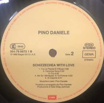 LP Pino Daniele: Schizzechea With Love