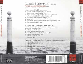 CD Robert Schumann: Humoreske Op. 20, Studien Für Den Pedalflügel Op. 56, Gesänge Der Frühe Op. 133