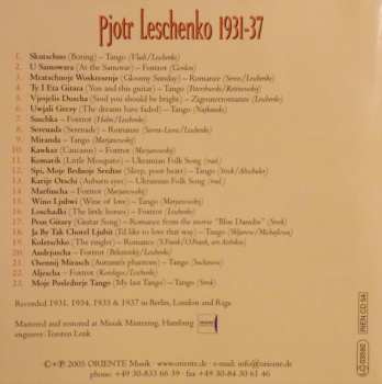 CD Петр Лещенко: 1931-37 Gloomy Sunday