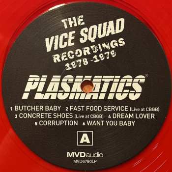 LP Plasmatics: The Vice Squad Recordings 1978-1979 CLR