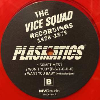 LP Plasmatics: The Vice Squad Recordings 1978-1979 CLR