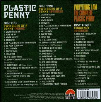 3CD/Dobozkészlet Plastic Penny: Everything I Am: The Complete Plastic Penny