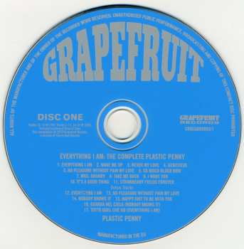 3CD/Dobozkészlet Plastic Penny: Everything I Am: The Complete Plastic Penny