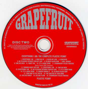 3CD/Dobozkészlet Plastic Penny: Everything I Am: The Complete Plastic Penny