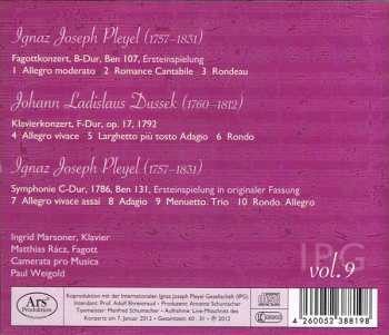 CD Ignaz Pleyel: Concerti & Symphonie