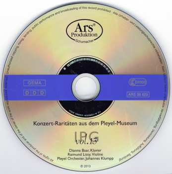 CD Ignaz Pleyel: Concerti & Symphonie