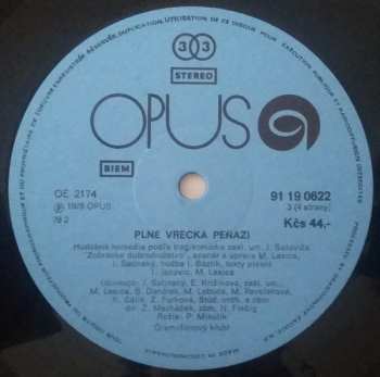 2LP Milan Lasica: Plné Vrecká Peňazí