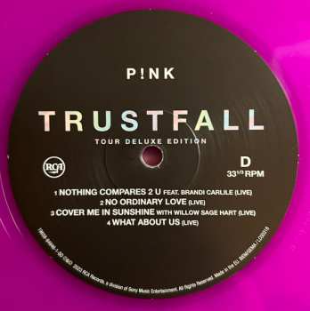 2LP P!NK: Trustfall (Tour Deluxe Edition) CLR | DLX