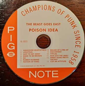 CD Poison Idea: The Beast Goes East: Live At City Gardens, 1990