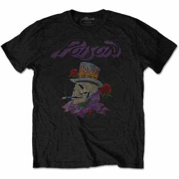 Merch Poison: Póló Smoking Skull 