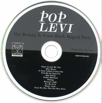 CD Pop Levi: The Return To Form Black Magick Party
