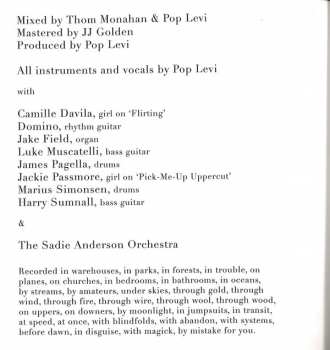 CD Pop Levi: The Return To Form Black Magick Party