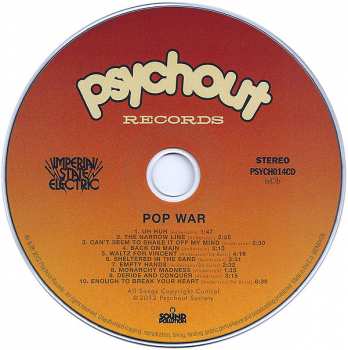 CD Imperial State Electric: Pop War