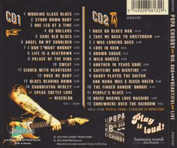 2CD Popa Chubby: Big, Bad And Beautiful - Live