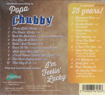 2CD Popa Chubby: I'm Feelin' Lucky