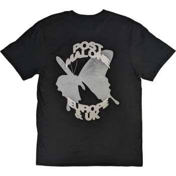 Merch Post Malone: Post Malone Unisex T-shirt: Butterfly Logo 2023 Tour (back Print & Ex-tour) (small) S