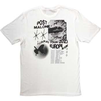 Merch Post Malone: Post Malone Unisex T-shirt: Collage (back Print & Ex-tour) (small) S