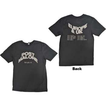 Merch Post Malone: Post Malone Unisex T-shirt: Curved Logo 2023 Tour Dates (back Print & Ex-tour) (small) S