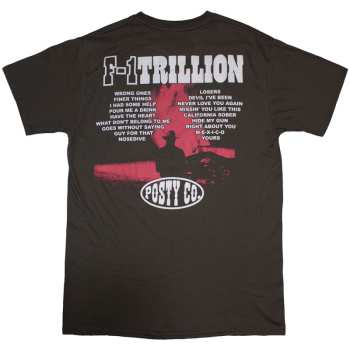 Merch Post Malone: Post Malone Unisex T-shirt: F-1 Trillion (back Print) (x-large) XL