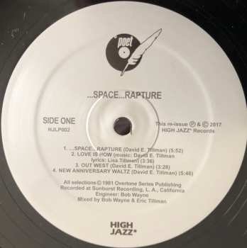 LP Potter And Tillman: ...Space...Rapture