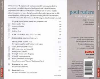 CD Poul Ruders: Works for Guitar