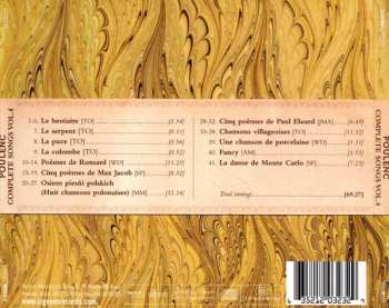 CD Francis Poulenc: The Complete Songs Of Poulenc. Vol. 4