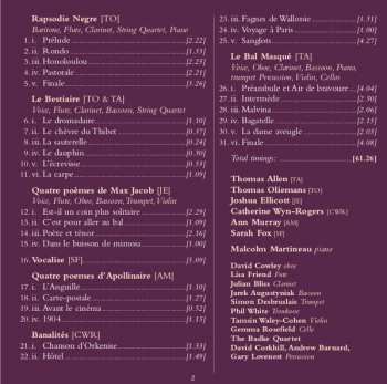 CD Francis Poulenc: The Complete Songs Of Poulenc. Vol. 5