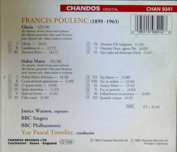 CD Francis Poulenc: Gloria / Stabat Mater