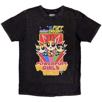 Merch Power Puff Girls: Stone Wash Póló Are You Puff Enough?