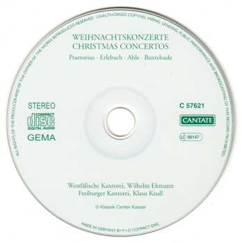 CD Dieterich Buxtehude: Weihnachtskonzerte