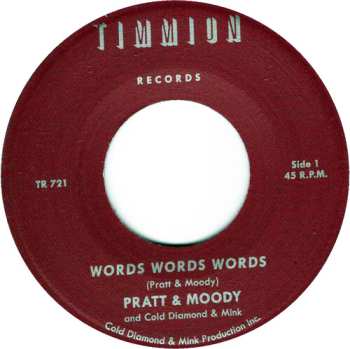 Album Pratt & Moody: Words Words Words