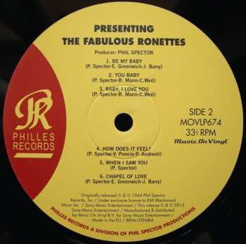 LP The Ronettes: Presenting The Fabulous Ronettes Featuring Veronica