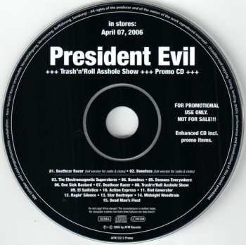 CD President Evil: Trash 'N' Roll Asshole Show