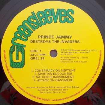 LP Prince Jammy: Prince Jammy Destroys The Invaders...