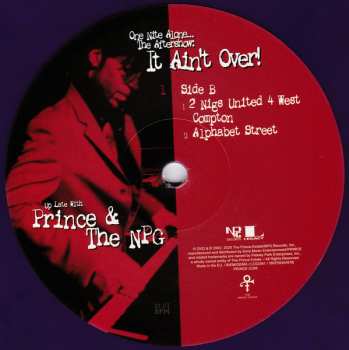 2LP Prince: One Nite Alone... The Aftershow: It Ain't Over! (Up Late With Prince & The NPG) LTD | CLR
