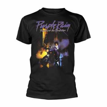 Merch Prince: Póló Purple Rain (black)
