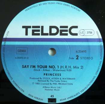 LP Princess: Say I'm Your No. 1