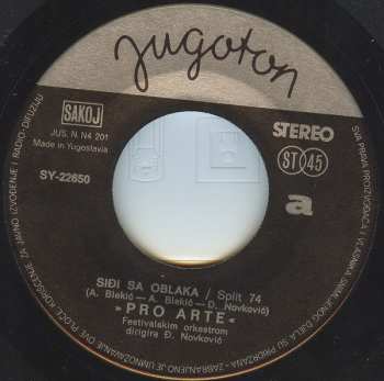 SP Pro Arte: Siđi Sa Oblaka / Anđela, Ne Budi Tužna