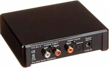 Audiotechnika Pro-Ject DAC Box E fekete
