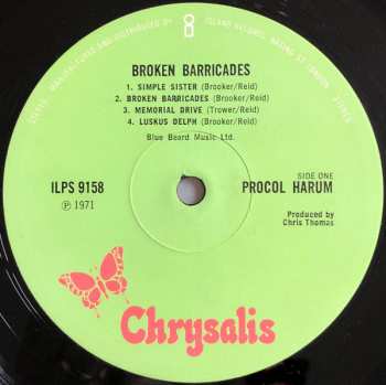 LP Procol Harum: Broken Barricades