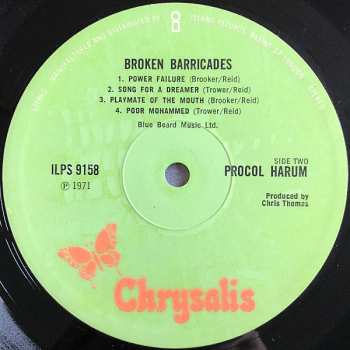 LP Procol Harum: Broken Barricades