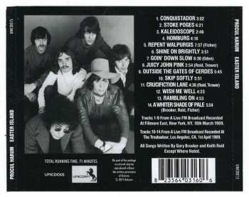 CD Procol Harum: Easter Island - New York Broadcasts 1969