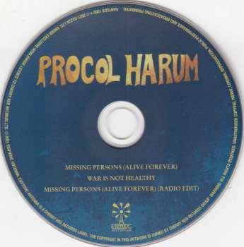 CD Procol Harum: Missing Persons (Alive Forever)