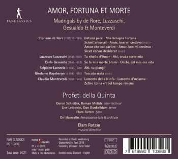 CD Profeti Della Quinta: Amor, Fortuna Et Morte